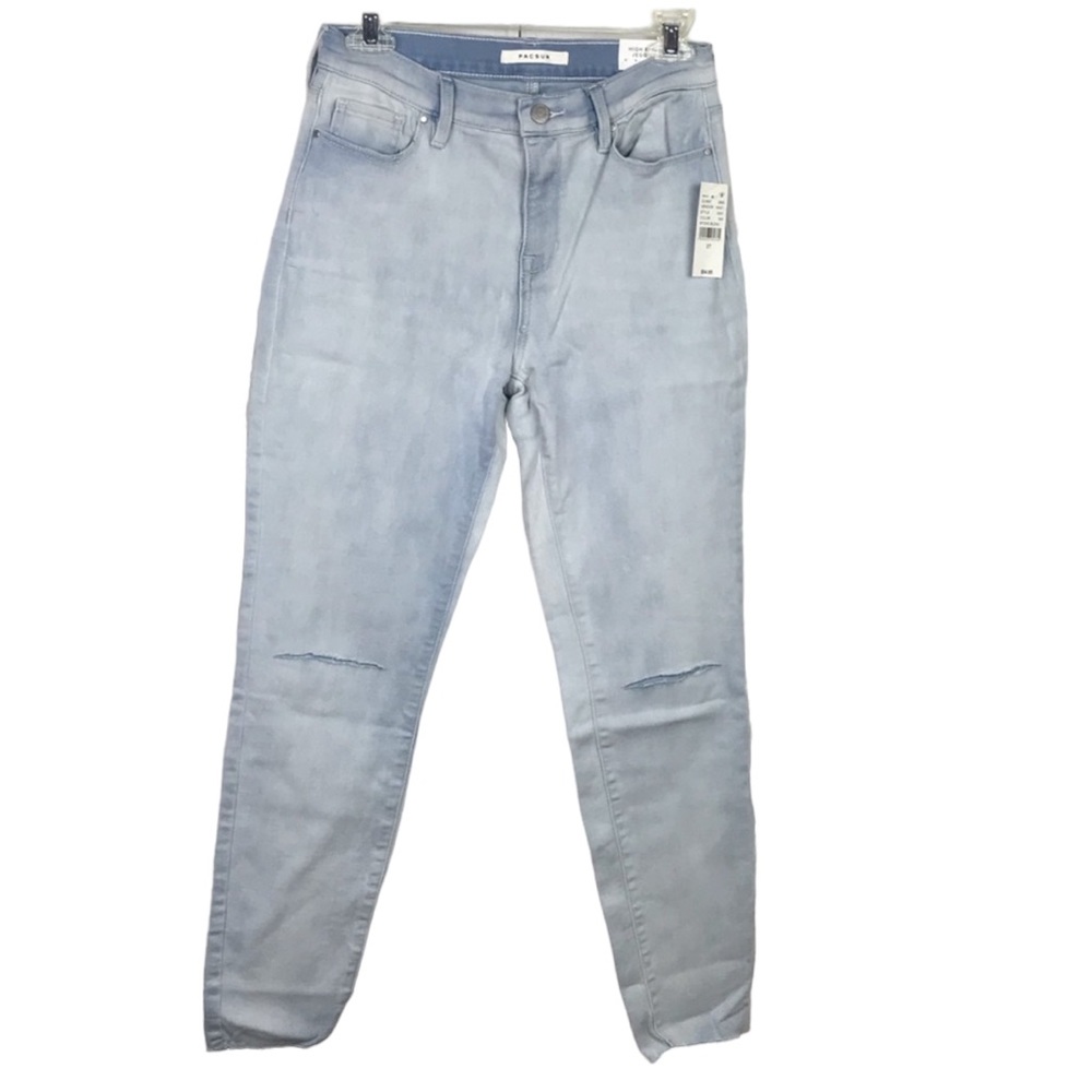 PacSun High Rise Light Denim Jegging Stone Bleach Jeans Women Sz 27 NWT